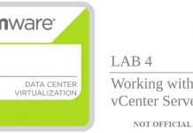 VCP6.5-DCV – LAB 4 Trabajando con vCenter Server